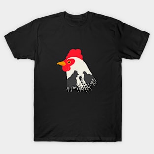 Rooster’s shadow of love T-Shirt